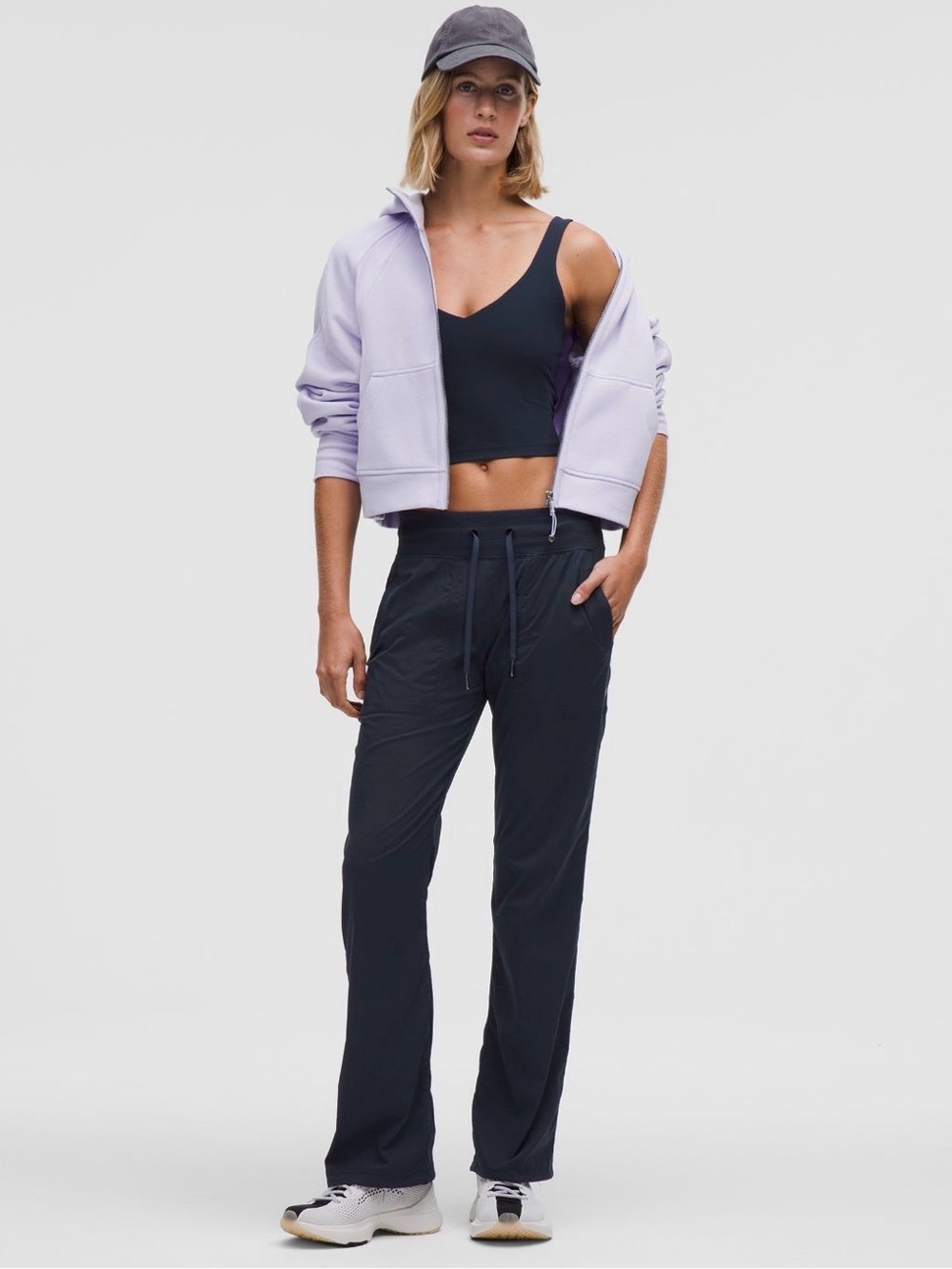 Lululemon Dance Studio Mid Rise Pants in True Navy Sz 10